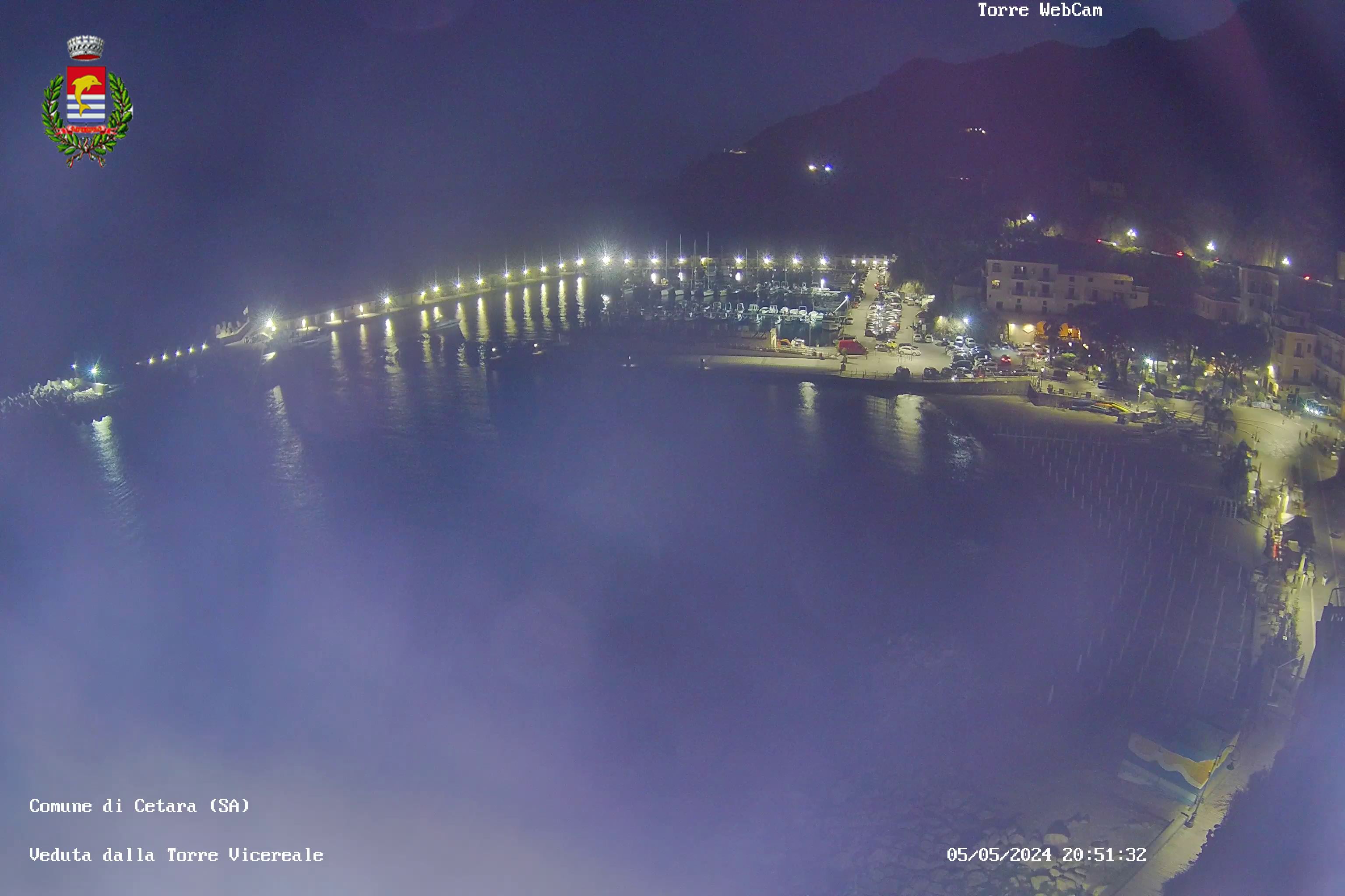 Webcam sul molo di Cetara